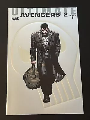 ULTIMATE AVENGERS 2 #1 (Marvel Comics 2010) Punisher Silver Foil VARIANT VFNM • £16.21