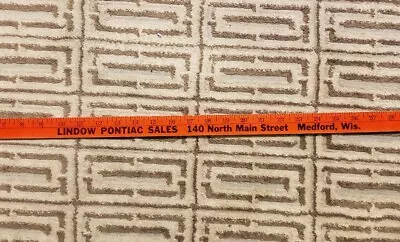 Vintage 1965 Pontiac Wide-Trac Advertising 36  Yardstick Red Medford WI • $22