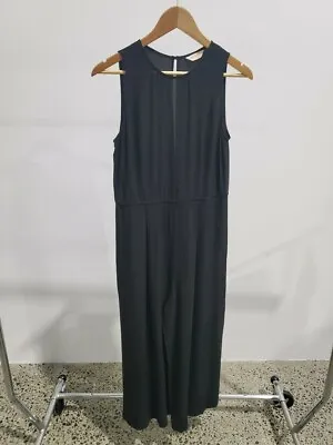 $50 • Buy Gorman Black Silk Jumpsuit, Size 8, EUC