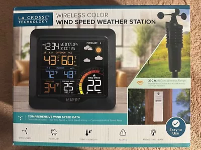 La Crosse Technology Wireless Color Wind Speed Weather Station • $66.99