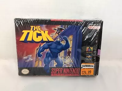 Snes Game The Tick Complete In Box Super Nintendo Mint • $124.95