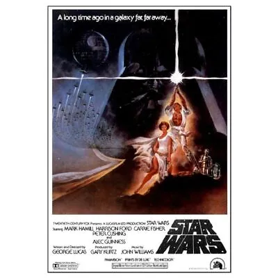 Star Wars Episode IV - A New Hope - Movie Poster (Style A) 24 X 36 • $11.95