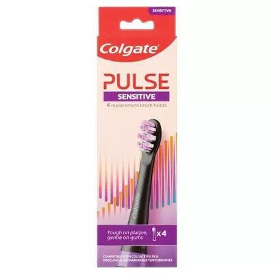 Colgate Electric Toothbrush Pulse Sensitive Refills Replacement Heads 4 Pack • $26.95