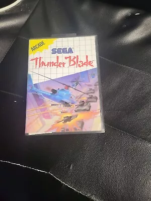 Thunder Blade (Sega Master System 1988) CARTRIDGE + CASE BUT NO MANUAL • $9.99