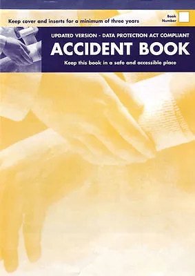 £6 • Buy Accident Report Book Hse Approved ,school, Office, Factory, Garage, Nursery, 