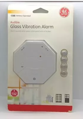 General Electric / GE Audible Glass Vibration Alarm W/ Batteries | Indoor  36021 • $14.98