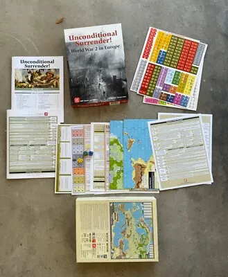 Unconditional Surrender! World War 2 Europe GMT Games 2014 UNPUNCHED NEW • £116.77