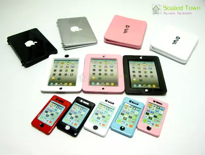 Dollhouse Miniature Mobile Phone Cellphone IPAD Laptop Tablet Computer PC Decor • $2.63