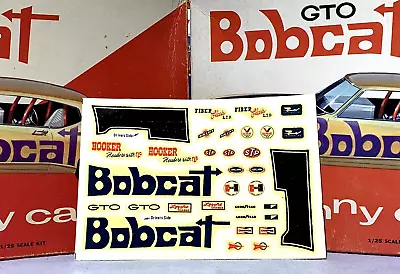 Mpc 1968 Pontiac Gto Bobcat Funny Car Kit#708-200 Amt 1/25 Original Decal Sheet! • $75