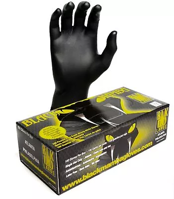 $26.28 • Buy Black Mamba Gloves Workshop Nitrile Glove Box Of 100 Small Medium Large X Large