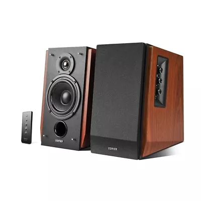 Edifier R1700BT 2.0 Lifestyle Bookshelf Bluetooth Studio Speakers Brown • $261.85