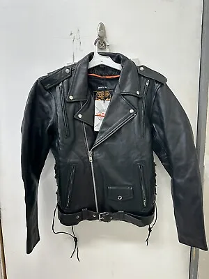 NWT / Milwaukee Leather Mens Performance Vented Jacket - LKM1775 - Black MEDIUM • $119.99