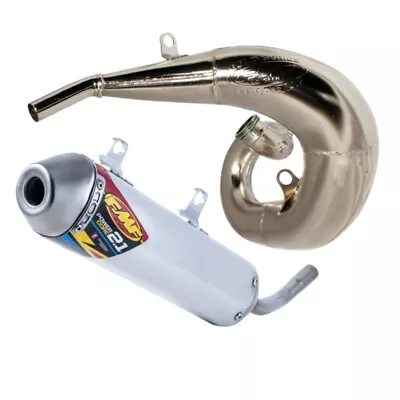 FMF Gnarly Pipe & Powercore 2.1 Shorty Silencer For '20+ KTM Husqvarna 250/300 • $485.98