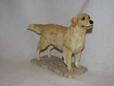 Nicely Detailed Standing Golden Retriever Dog Figurine • $12.99