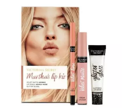 Victoria's Secret Martha's Lip Kit: Adored Nearly Nude Glitter Gloss • $67.53