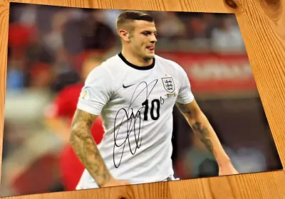 SIGNED Jack Wilshere England National Team Football Photo Rare Autograph • £4.95