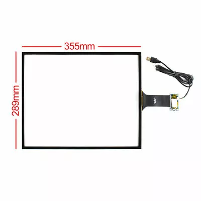 17 Inch Multi Touch Capacitive Screen Panel + USB Controller Kit 355*288mm 4:3 • $90.30