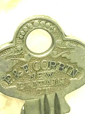 P & F Corbin-CT New Britain Connecticut-Embossed & Ornate Victorian Key Q • $7.99