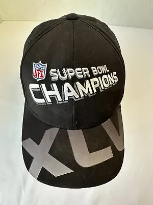 $10.99 • Buy Super Bowl XLV Champions Hat Cap NFL Reebok Fitted One Size Fits All Excellent