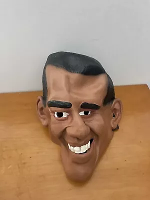 Barrack Obama Adult Vinyl Mask Halloween Costume Accessory • $8.99