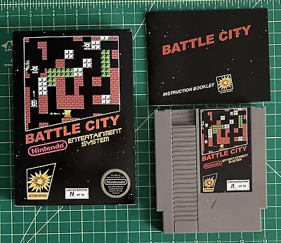 NINTENDO NES Battle City #11/50 Black Box Action Series CIB Game Free Shipping • $169.99