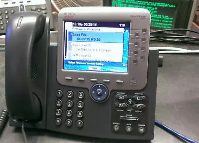 Cisco CP-7975G 8 Button Line VoIP Color LCD Touch Screen Phone SCCP OR SIP • $25