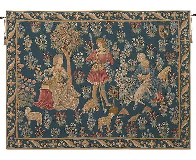 Travail De La Laine French Tapestry Wallhanging Home Decor New 27x32 35x45 In • $328