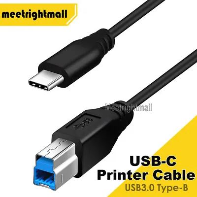 $8.50 • Buy USB 3.1 Type-C USB-C To USB 3.0 Type-B Superspeed Cable Printer Scanner Cord AU