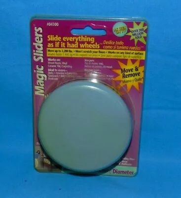 Magic Sliders Furniture Movers Four Pack 4 Inch Diameter • $9.74