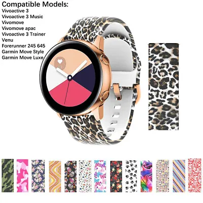 For Garmin Vivoactive 3 Forerunner 245 645 Move Watch Band Silicone Sport Strap • $6.95