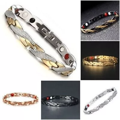 Therapeutic Energy Healing Magnetic Bracelet Therapy Arthritis Men Women Jewelry • $2.63