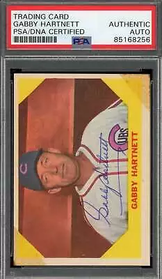 Gabby Hartnett PSA DNA Signed 1960 Fleer Autograph • $299