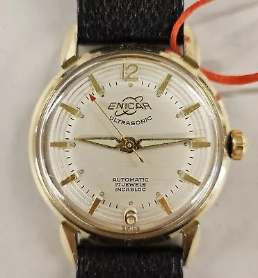 Vintage ENICAR Ultrasonic Automatic Men's Watch W/ EPSA Compressor • $350