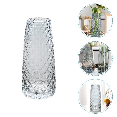 £18.71 • Buy  Cube Glass Vase Round Flower Tall Centerpiece Vases Bouquet