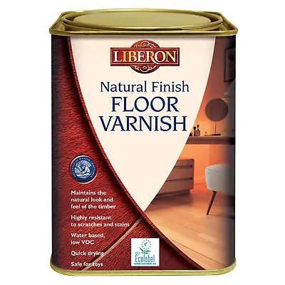 Liberon Natural Finish Floor Varnish - 1L & 2.5L • £22.89