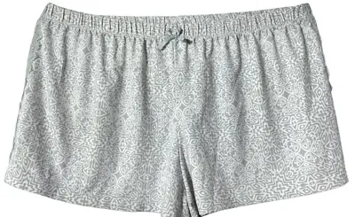 Marilyn Monroe Womens Pull On Gray/white Pajama Shorts Size Extra Large (XL) • $13.50