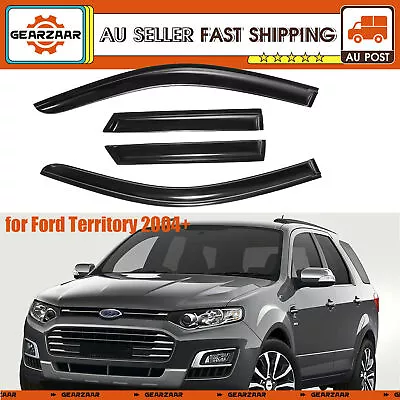 Luxury Weathershields Weather Shields Sun Visors For Ford Territory 2004+ AU • $32.49