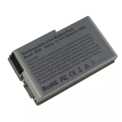 57Wh Battery For Dell Inspiron 500m 510m 600m P/N# 451-10132 451-10194 312-0191 • $27.17