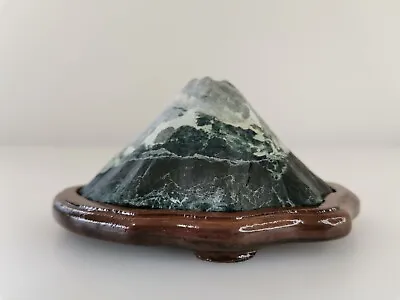 Suiseki Show Fuji Mountain Viewing Stone Bonsai Zen Japanese Yojuro-ishi  206g • $159
