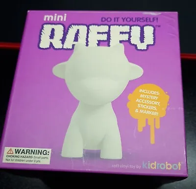 Kidrobot - Do It Yourself -Mini Raffy - Vinyl Art Figure Munny World DIY • £16.99