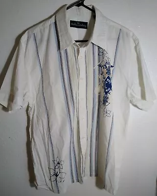 Malibu Cowboy Mens Dress Button Up Shirt XL 100% Cotton • $10.50