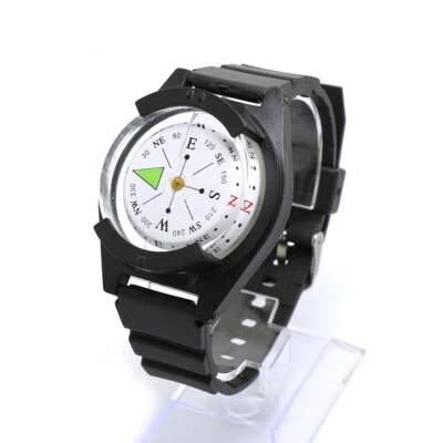 $9.19 • Buy Portable Watch Band Compass Waterproof Survival Compass Wrist Band