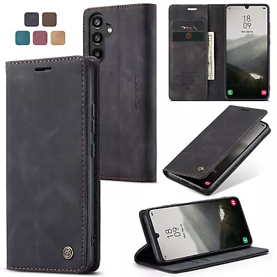 For Samsung Galaxy A13 A52s A14 A34 A54 5G Leather Stand Flip Wallet Case Cover • £7.99