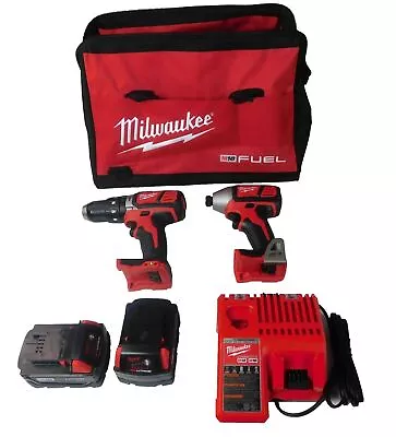 Milwaukee 2697-22 M18 18V Cordless Lithium-Ion 2-Tool Combo Kit • $279.99