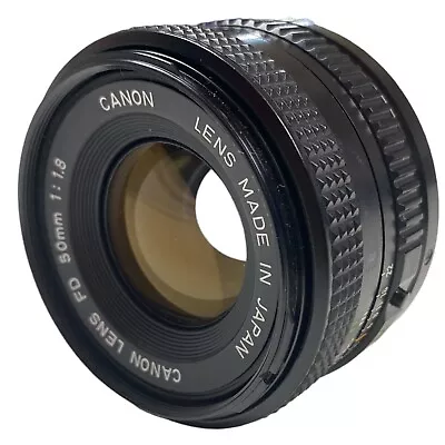 Canon 50mm 1:1.8 Film Camera Lens For Canon FD Mount 35mm Made In Japan #5335832 • $44.49