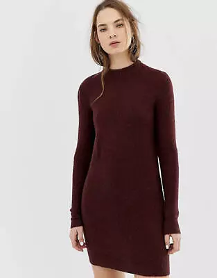 Pieces Jane Wool Blend Jumper Dress Port Royal Size M Bnwt • £23.99