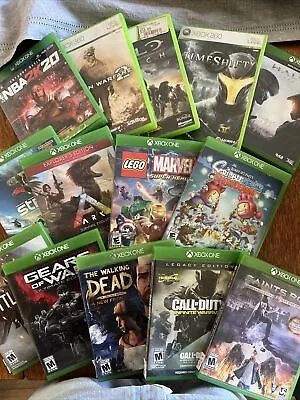 Xbox One Xbox 360 Video Game Lot Bundle. 14 Games. Call Of Duty Halo Lego MW2 • $9.10