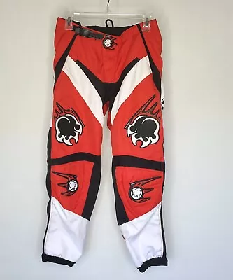 Ocelot Racing Motorcross Pants Men’s Size 30 Black Red Off-Road ATV Gear MX • $18.99