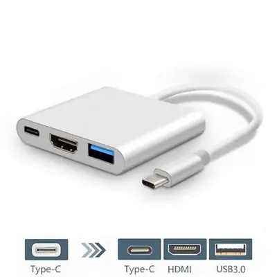 USB C Type C HDMI Adapter Cable Converter Hub For Macbook Android Phone HDTV TV • $3