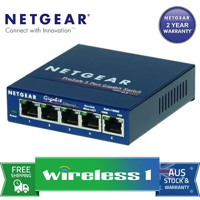 $51.07 • Buy Netgear ProSAFE GS105 5 Port Gigabit Switch